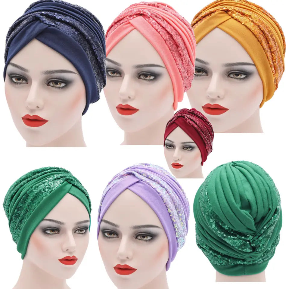 Sequin Turban